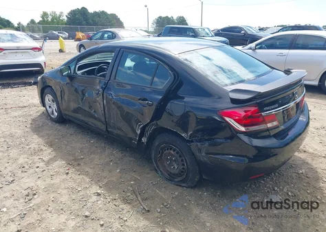 2014 Honda Civic Lx z USA, uszkodzony, nr VIN 19XFB2F56EE014079